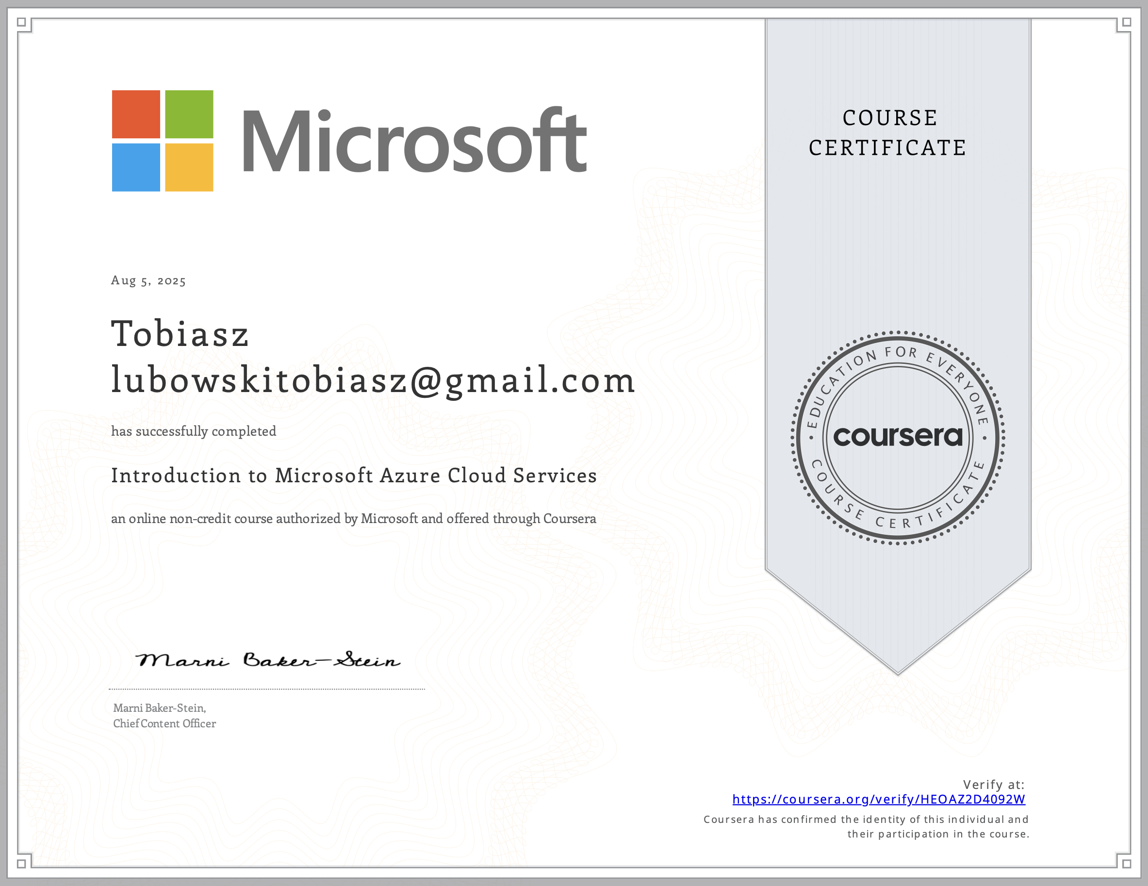 Cert 5